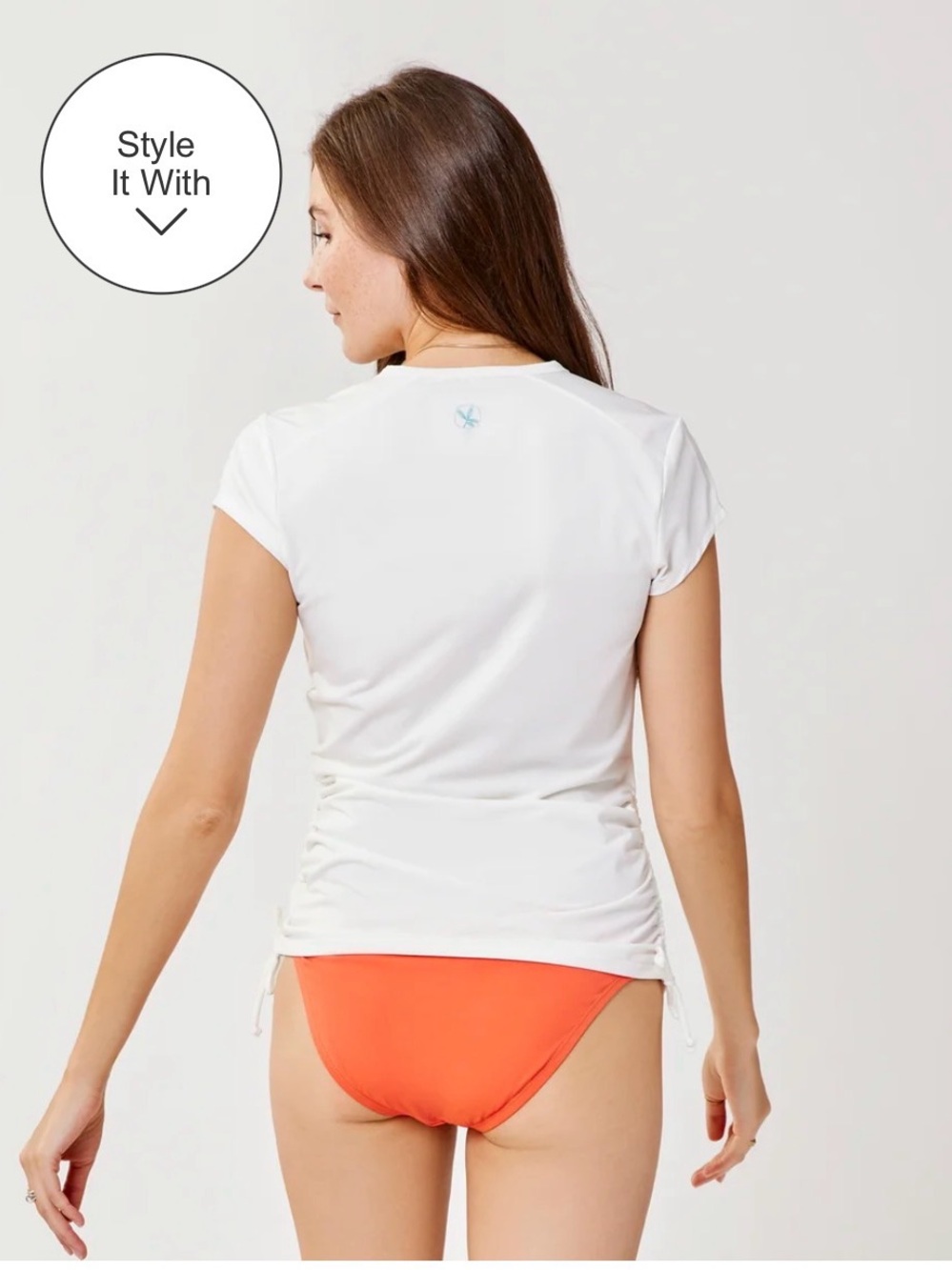 Carve Designs Dawson Short Sleeve Rashguard - S NWT - Picture 3 of 9